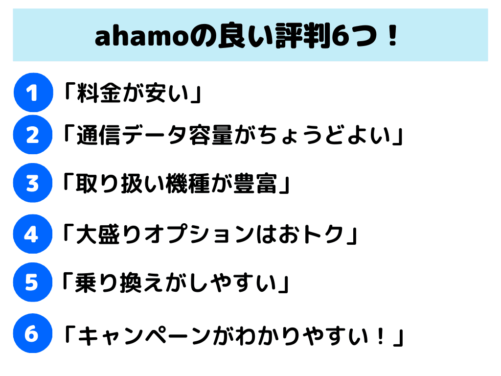 ahamo 評判