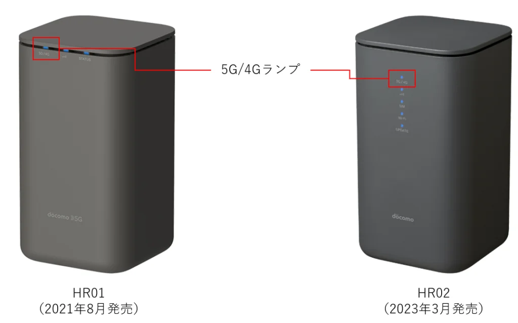 HR01 home5g ドコモWiFiルーター 01と