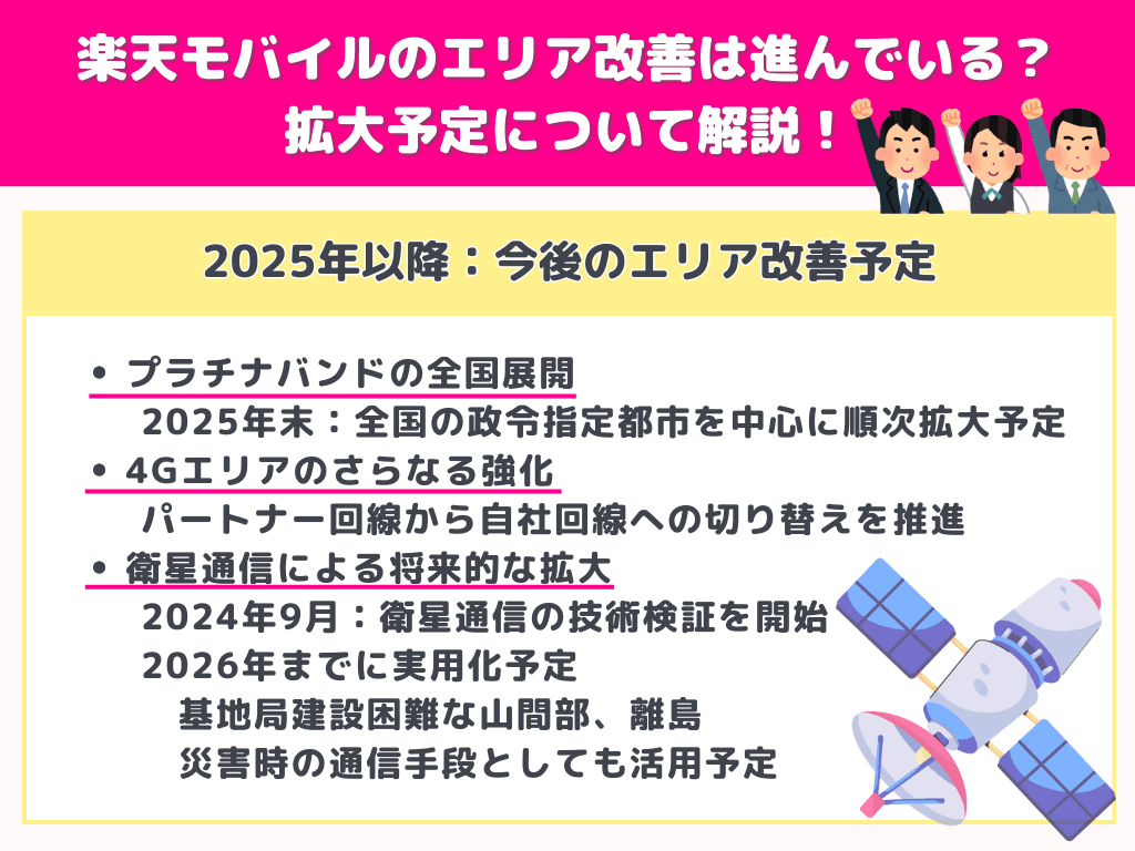 楽天モバイルのエリア改善は進んでいる?拡大予定について解説!